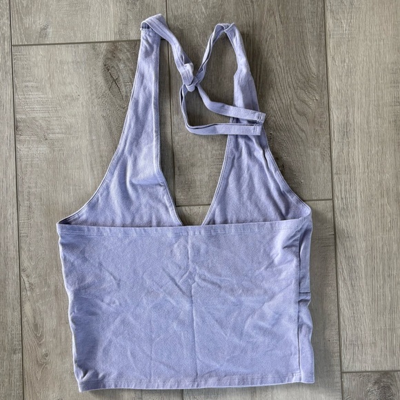 Hollister Purple V-Neck Halter Top - Picture 3 of 4